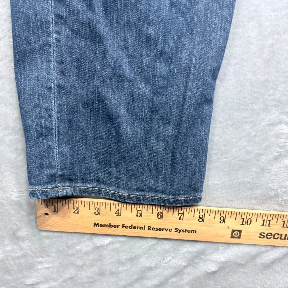 Lucky Brand 481 Relaxed Straight Jeans Mens 40x32 Blue Medium Wash Stretch Denim